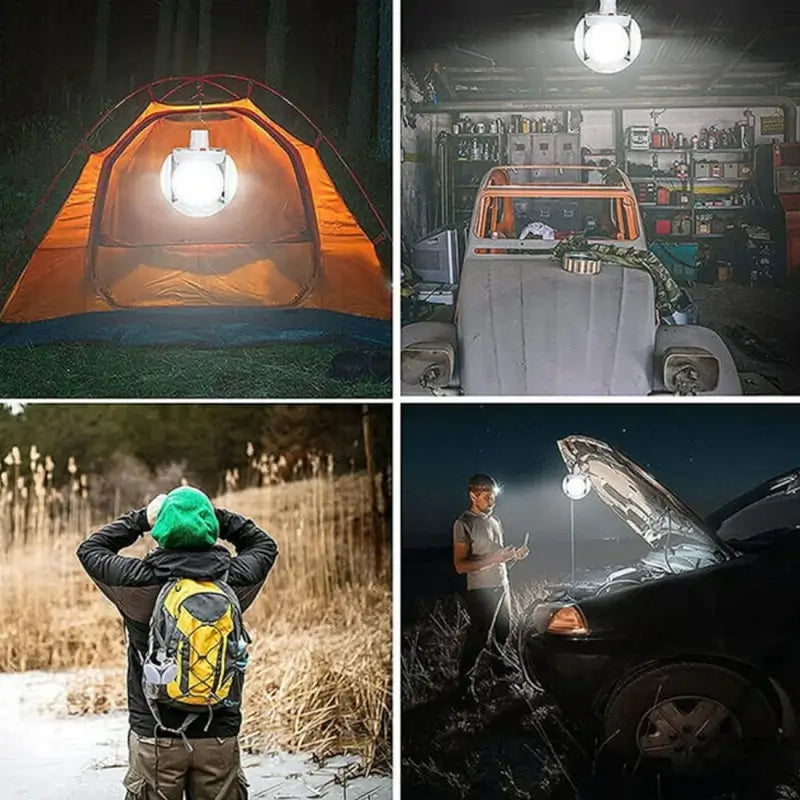 Solar Camping Light – USB