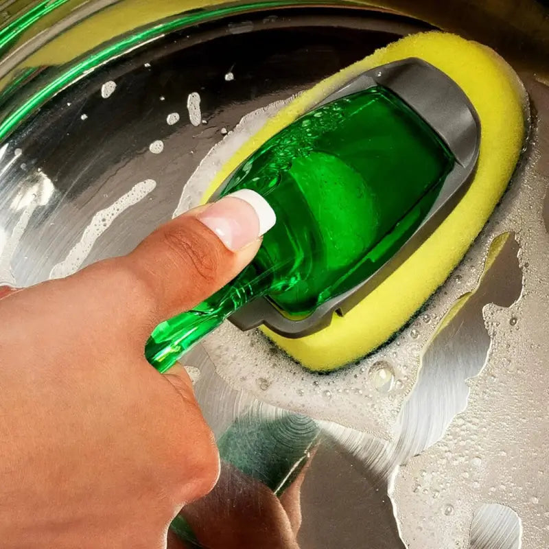 Soap Dispensing Dishwand Scrubber Brush