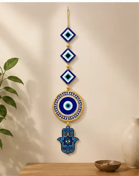 Wooden Nazar Wall Hanging