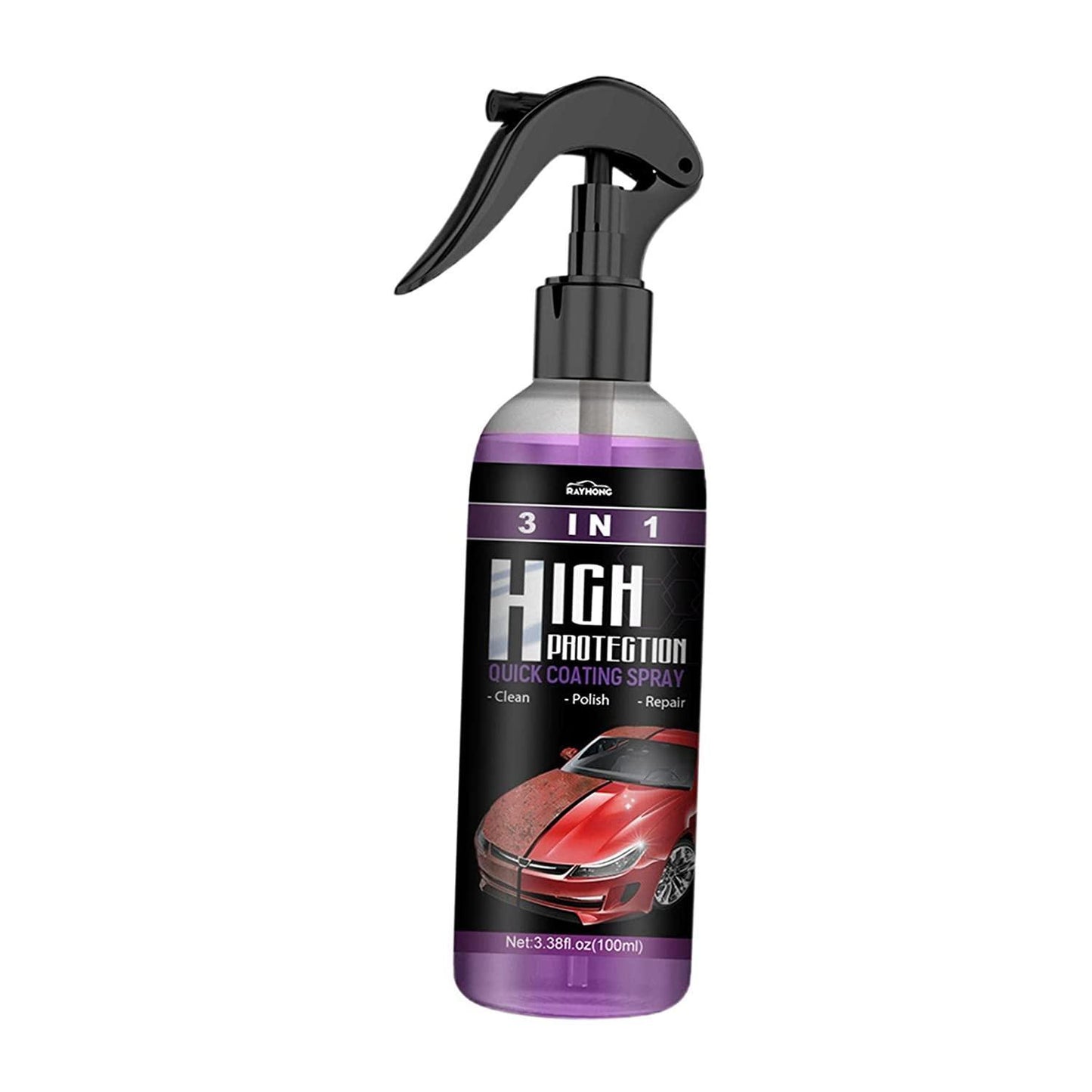 Hydrophobic Polish Coating Car Scratch Spray (Pack of 2)