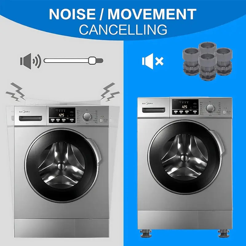 Adjustable Anti-Vibration Pads for Washing Machine(4 Pc)