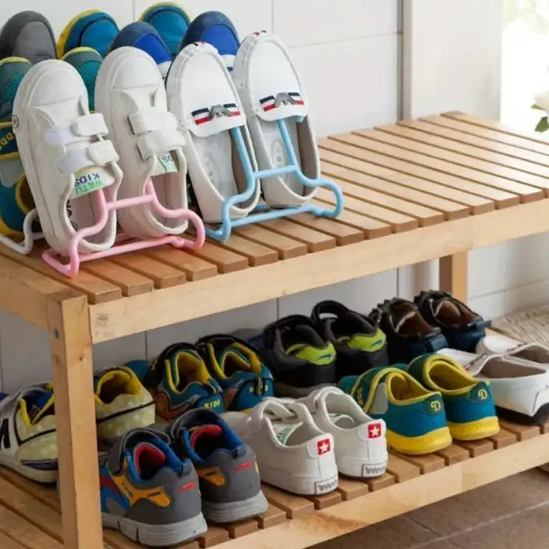 Shoe Organizer Stand Closet Shoe Organizer Shoe Holder (2 Pc Set)