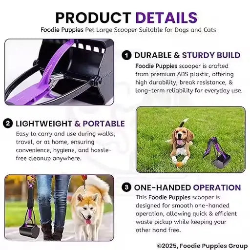 Portable Folding Pet Pooper Scooper