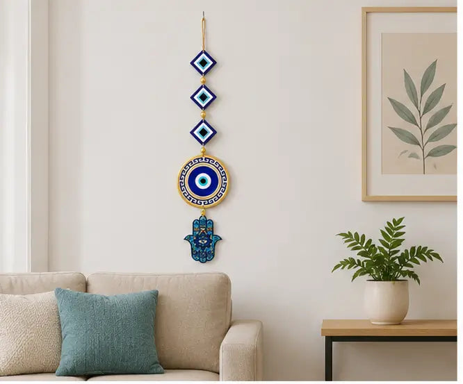 Wooden Nazar Wall Hanging