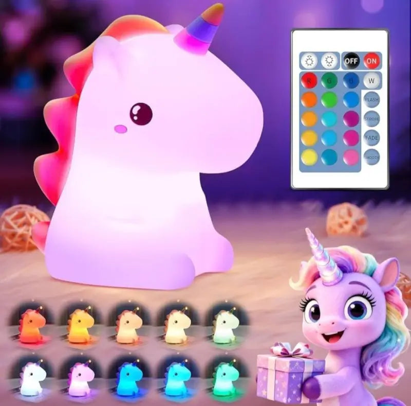 Unicorn Silicon Night Lamp