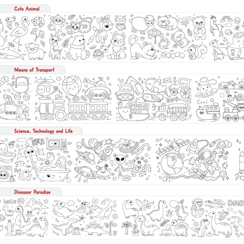 Kids Drawing Paper Roll