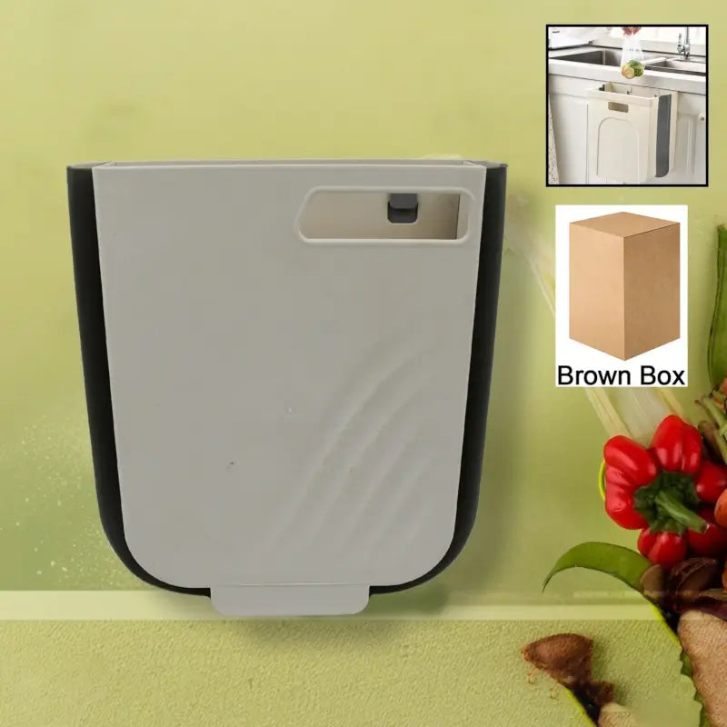 Hanging Trash Can for Kitchen Cabinet Door