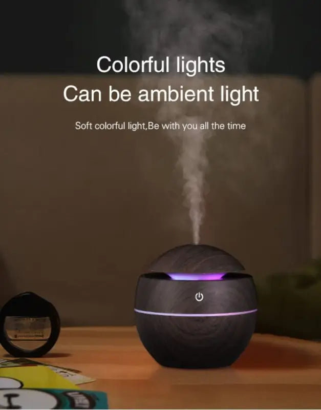 Wooden Cool Mist Humidifier Essential Oil Diffuser