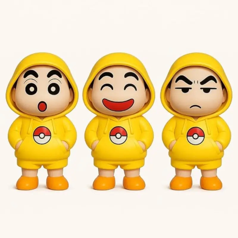 Shinchan 3D Face Changing Cartoon Keychain