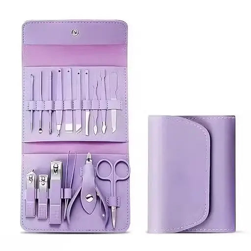 16-in-1 Manicure Kit – Stainless Steel Grooming Set
