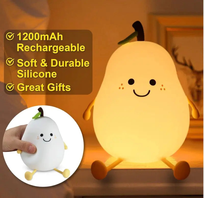 PEAR NIGHT LAMP (Warm White)