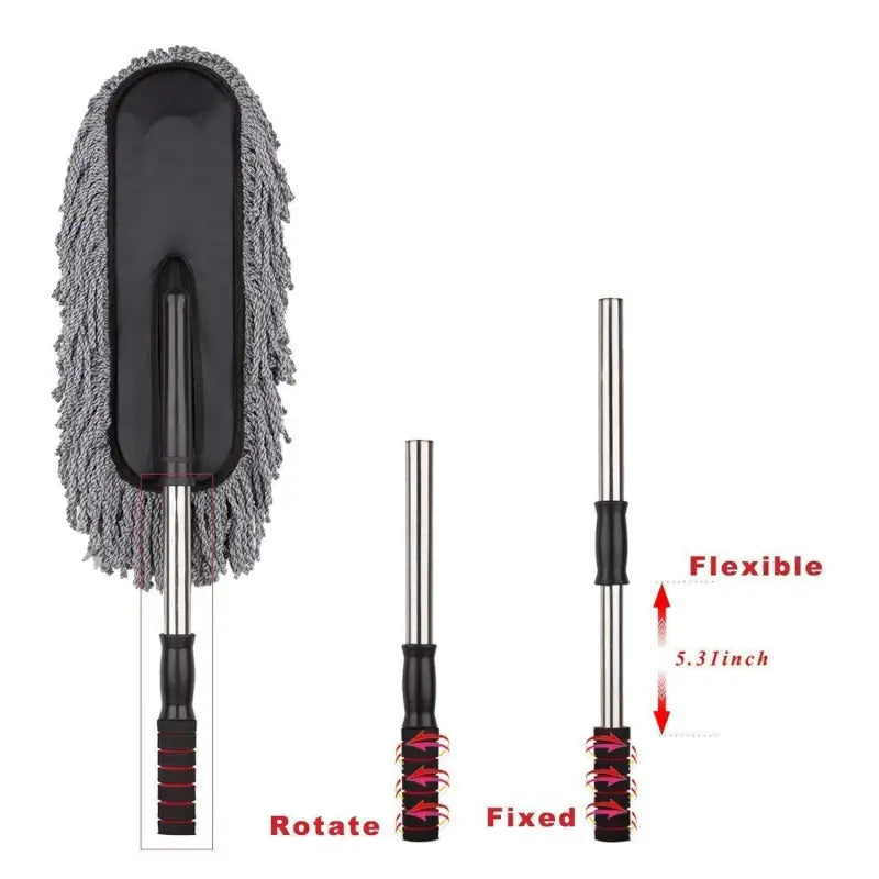 Car Duster Multipurpose Microfiber Wash Brush Vehicle