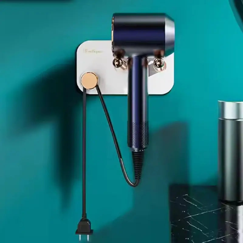 Wall Mount Self-Adhesive Hair Dryer Holder