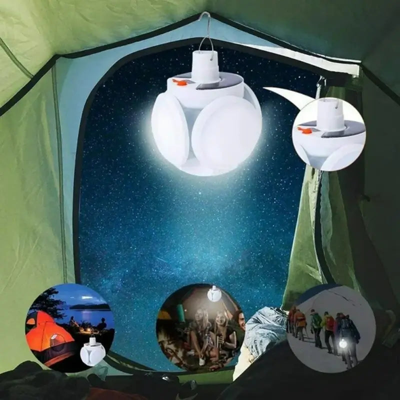 Solar Camping Light – USB