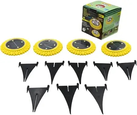 4 Pack Solar Ground Lights