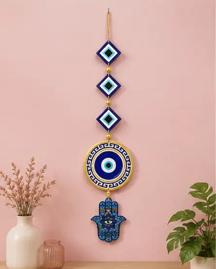 Wooden Nazar Wall Hanging