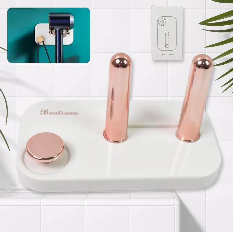 Wall Mount Self-Adhesive Hair Dryer Holder