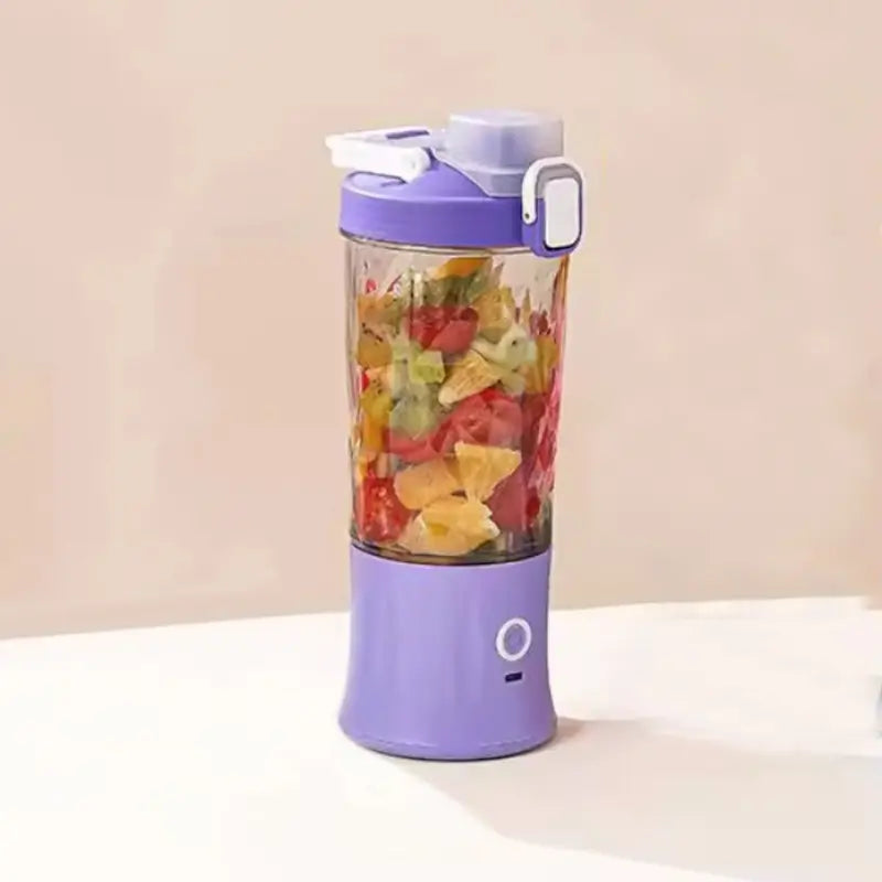 Eletric Crusher Juicer With Multicolor Light, 8 Blades