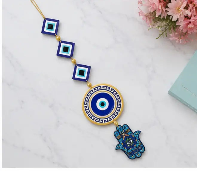 Wooden Nazar Wall Hanging