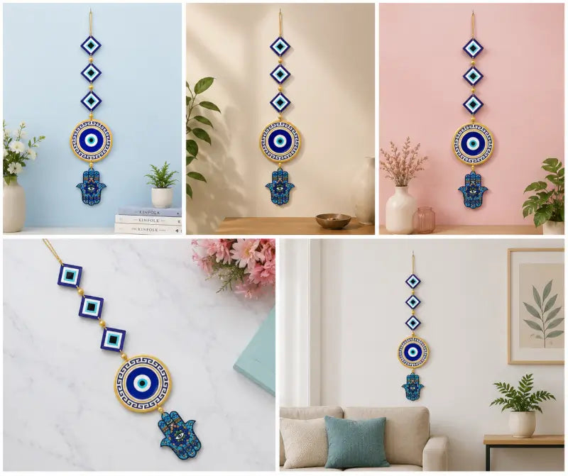 Wooden Nazar Wall Hanging