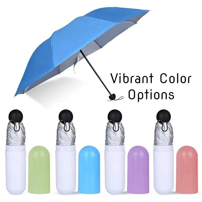 Capsule Shape Mini Folding Umbrella
