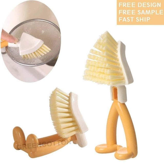 Corner Cleaning Brush with Soap Holder (Pack of 2)