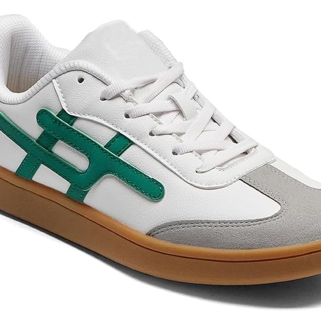 Campus Mens Roar Wht/Grn Sneakers