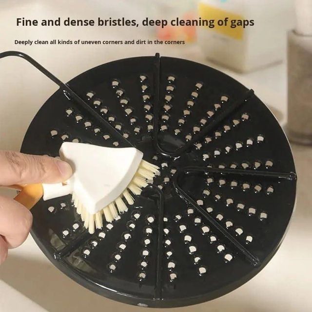 Corner Cleaning Brush with Soap Holder (Pack of 2)