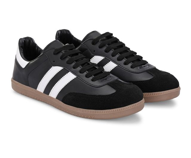 GINGER Striped Lace-Up Sneakers