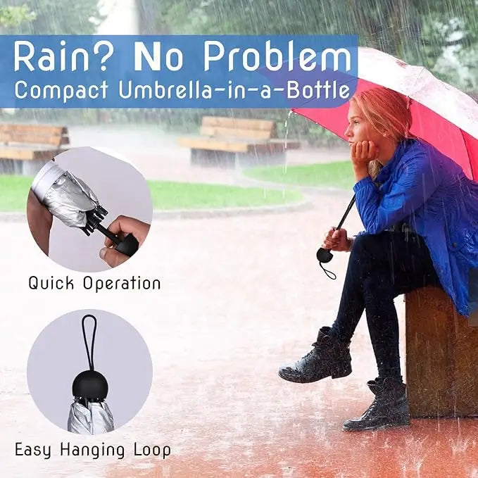 Capsule Shape Mini Folding Umbrella
