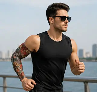 Fake Tattoo Printed Arm Sleeves (6 Pairs)