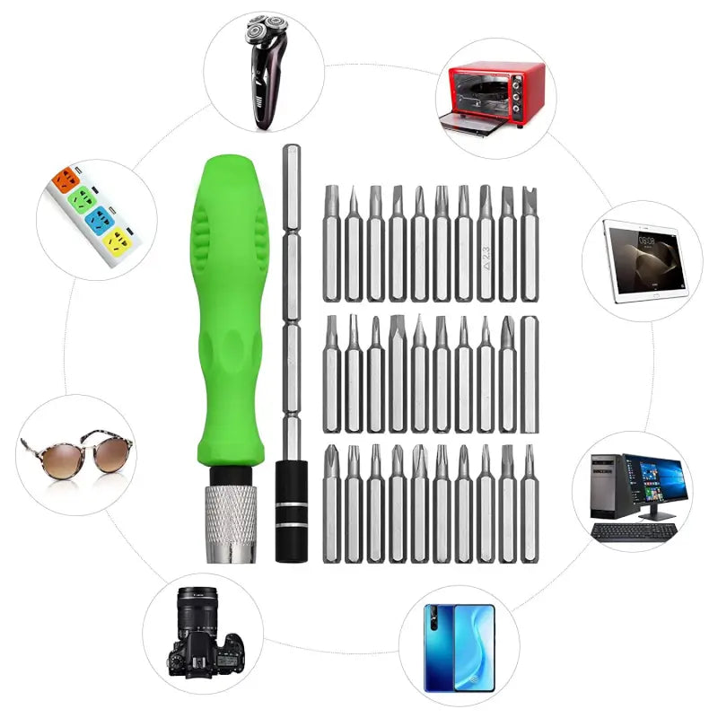 32-in-1 Mini Screwdriver Bits Set