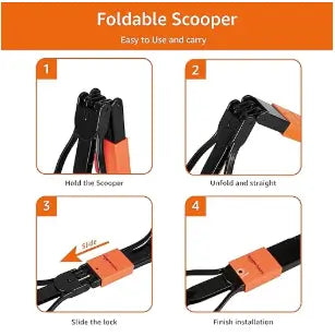 Portable Folding Pet Pooper Scooper
