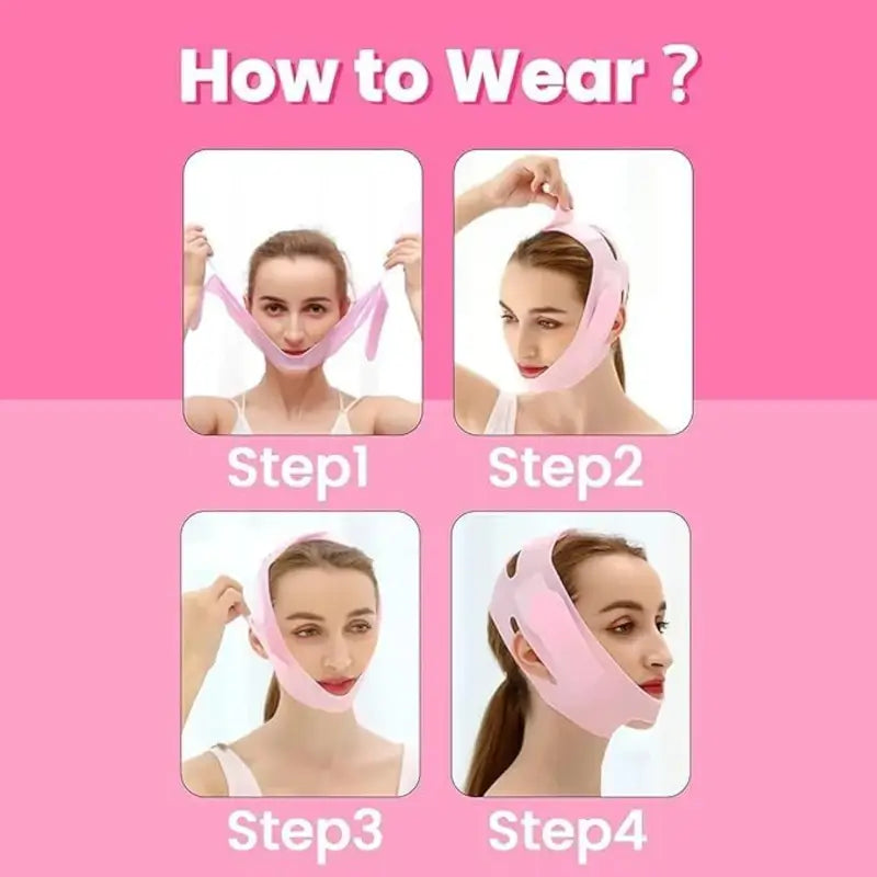 Silicone V Face Mask for Face Lift Facial Slimming Bandage