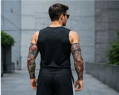 Fake Tattoo Printed Arm Sleeves (6 Pairs)