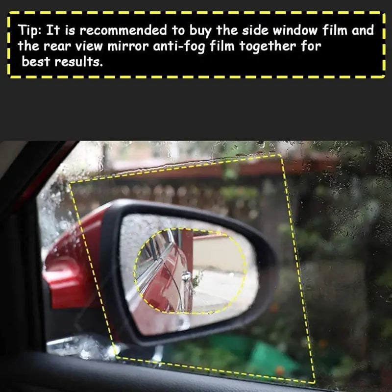 Anti-Fog Anti-Scratch Car Rearview Mirror Film