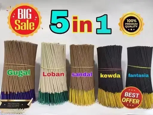 Premium Mixed Fragrance Agarbatti Set (300g)