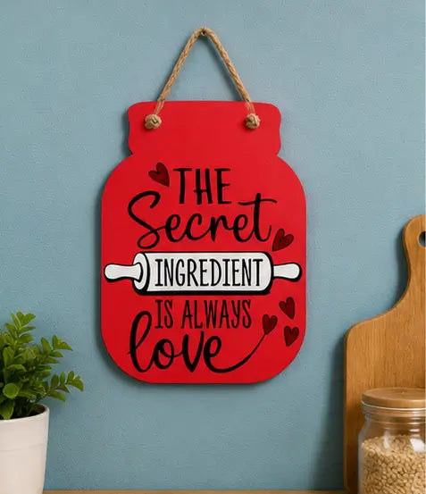 Wooden Kitchen Wall Hanging Decor Set of 3