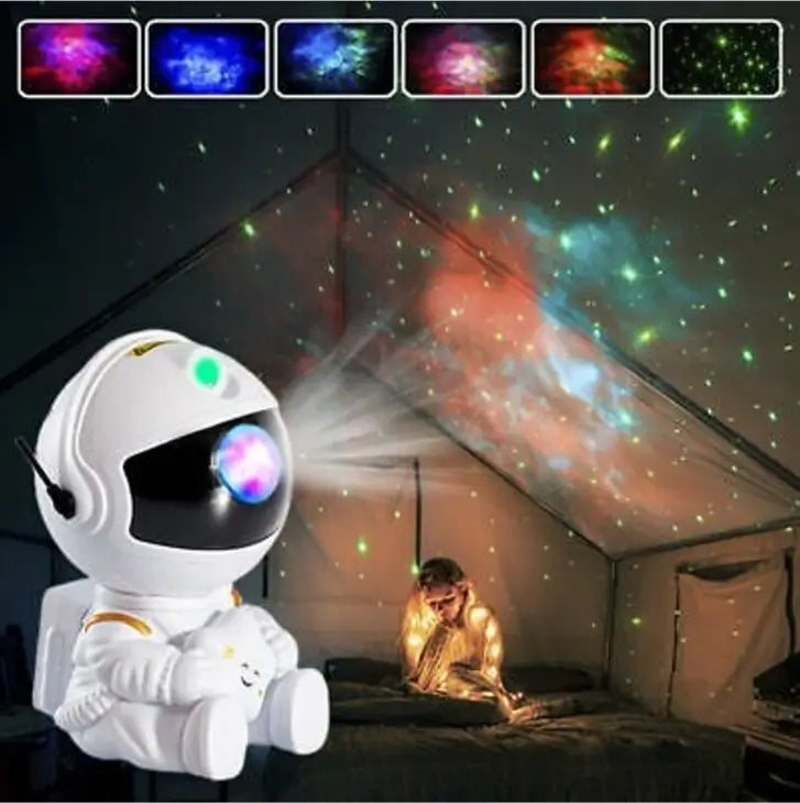 Astronaut Galaxy Projector Night Light 360 Degree Rotating