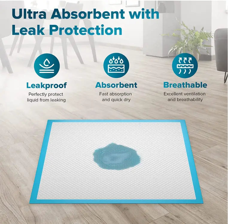 Puppy Training Pee Pads Quick Dry Potty Training Mats Pack of 10
