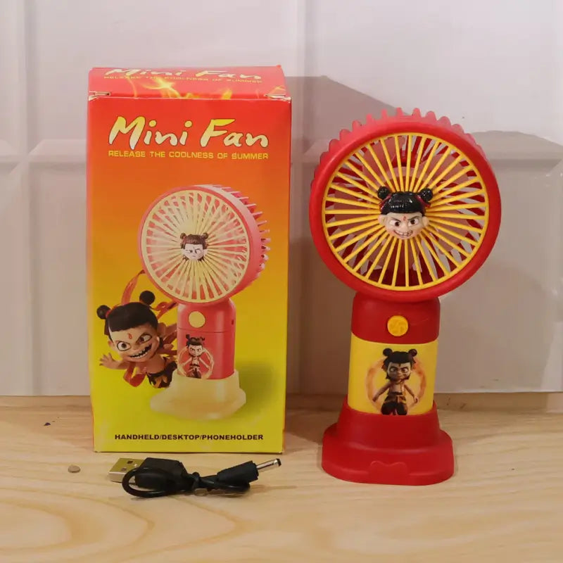 Portable USB Handheld Cooling Fan for Kids & Travel