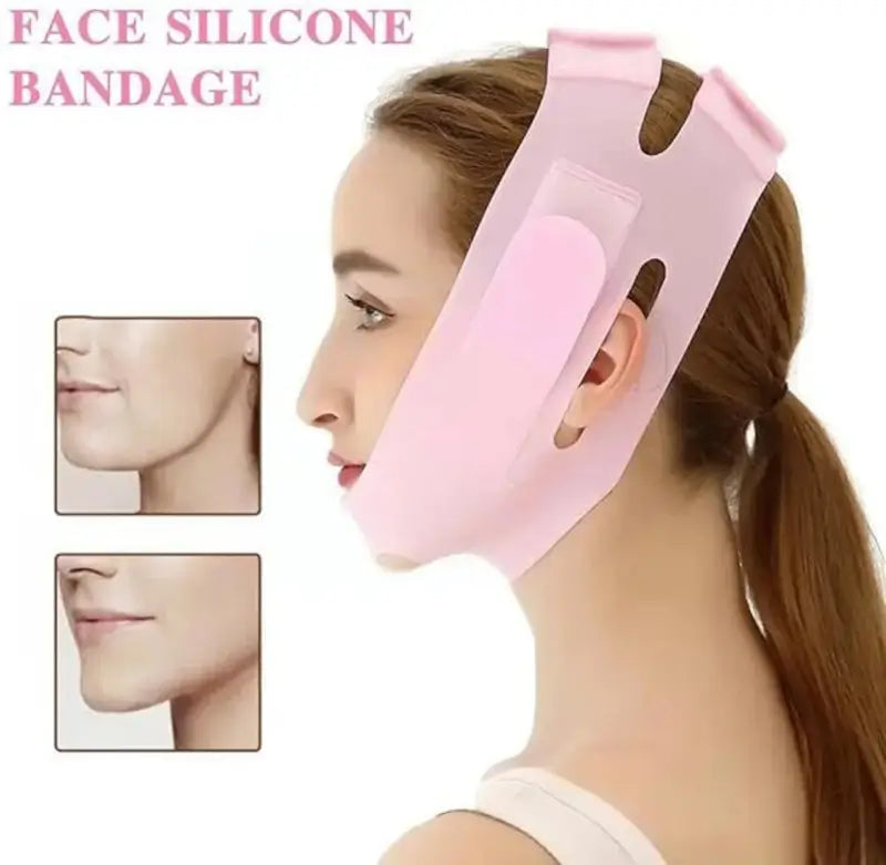 Silicone V Face Mask for Face Lift Facial Slimming Bandage
