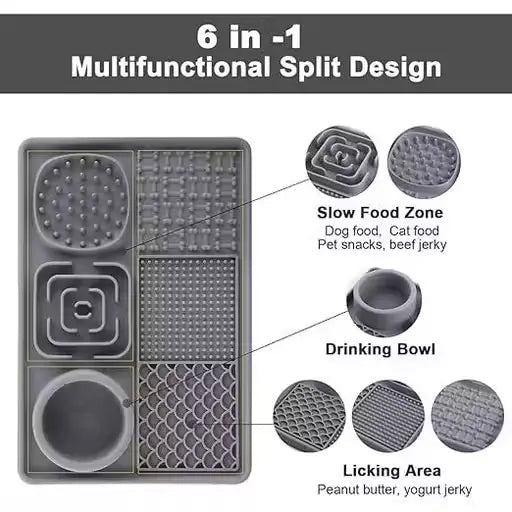 Silicone Slow Feeder Lick Mat