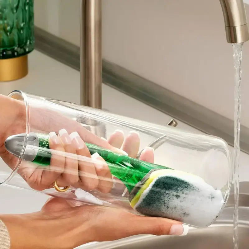 Soap Dispensing Dishwand Scrubber Brush