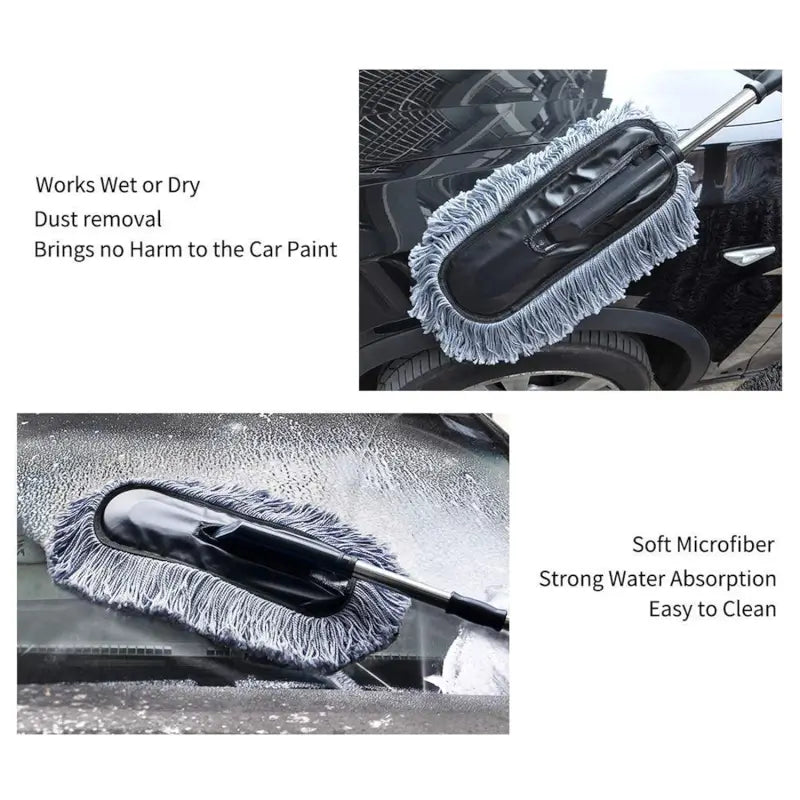 Car Duster Multipurpose Microfiber Wash Brush Vehicle