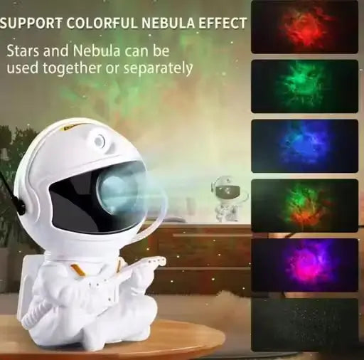 Astronaut Galaxy Projector Night Light 360 Degree Rotating
